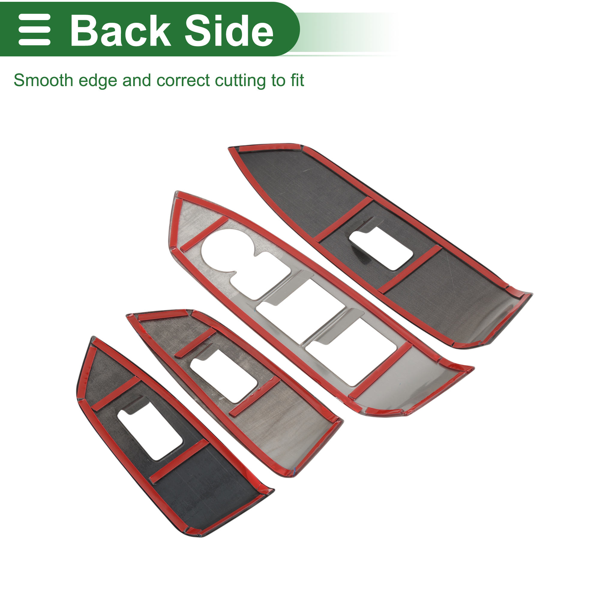 Unique Bargains Window Lift Switch Panel Trim Cover for MAZDA CX-5 17-25 1 Set