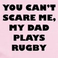thumbnail image 2 of CafePress - My Dad Plays Rugby Body Suit - Baby Light Bodysuit, Size Newborn - 24 Months, 2 of 4
