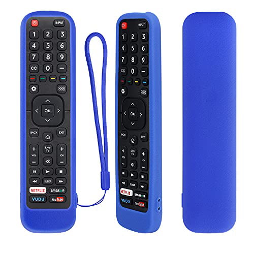 Blauw optie Mexico CHUNGHOP Protective Silicone Remote Case for Hisense EN2A27 ERF2K60H  EN2H27B EN2H27HS EN2H27D ER-31607R ER-22655HS Cover Kids-Friendly Anti-Slip  Shockproof Anti-Lost Washable with Lanyard (B - Walmart.com