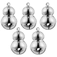 thumbnail image 1 of Shisuyan Gourd Bell Keychain Silver 5Pack 1In, 1 of 8