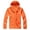 Orange, variant on Floleo Men's & Women's Rain Jacket Lightweight Zipper Waterproof Raincoat with Hood Outdoor Running Hiking Cycling Hoodie, Size S-3XL