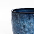 thumbnail image 3 of LuxenHome 15.75" Dia Large Ceramic Planter Pots for Plants, Teal Blue Round Glazed Planter with Drainage, 3 of 8