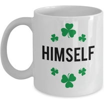 Irish Himself Mug - Irish Mug Set - Funny Tea Hot Cocoa Coffee Cup - Novelty Birthday Gift Idea