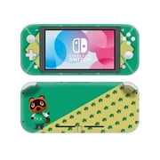 Nintendo Switch Lite Sticker Skin Decals Animal Crossing, Cute Cartoon Full Body Wrap Anti Scratch, Cover for Joy-Con Controller, NS Console Switch Lite Accessories (Tom Nook Back)