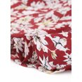 thumbnail image 5 of INSPIRE CHIC Blouse à Manches Longues à Encolure Carrée à Fleurs pour Femmes avec Ceinture m Rouges, 5 of 5