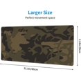 thumbnail image 3 of Army Camo Gaming Mouse Pad Large Mouse Pad (31.5x11.8 Inch) Non-Slip Rubber Base Large Desk Mat Desk Protector for Home Office Gaming Work, 3 of 6
