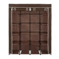 thumbnail image 7 of Ktaxon Non-Woven Fabric Portable Closet Organizer Storage with 14 Shelves, Brown, 7 of 7