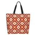 thumbnail image 1 of Fotbe 70s Retro Style Bolsa Tote Estética de Lona con Estampado para Mujer - Bolsa Reutilizable de Hombro Casual para Vacaciones, Compras, Trabajo y Gimnasio, 1 of 8