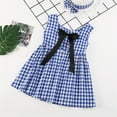 thumbnail image 4 of WOYY Little Girls Plaid Tank Dress Sleeveless Round Neck Summer Dress, Sizes 3-8, 4 of 4