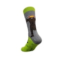 thumbnail image 4 of Werewolf Breaking Through a Wall Socks from the Sock Panda (Adult Large - Men's Shoe Sizes 8-12), 4 of 7