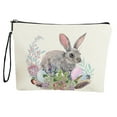 thumbnail image 3 of Xihbxyly Bolsa de Cosméticos de Pascua, Diseño Colorido con Cremallera, Organizador Portátil de Artículos de Tocador, Interior Espacioso para Maquillaje y Accesorios, Ideal para Aventuras y Reuniones, 3 of 7
