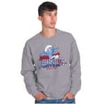 thumbnail image 5 of Massachusetts MA Accent Funny Smurfs Sweatshirt for Men or Women Brisco Brands S, 5 of 6