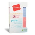 thumbnail image 5 of Hanes Girls' Pure Comfort Microfiber Brief, 5 Pack, 5 of 7
