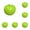 Green 6PCS, variant on witspace Artificial Fruits for Decoration Lifelike Realistic Faux Fruit Decorative Fruit Decor Plastic Fruits for Decoration Simulation Fruit Fake Fruits for Home Kitchen Christmas Décor (6PCS)