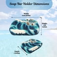 thumbnail image 4 of Sea Turtle Wave Soap Dish - Nautical and Ocean - Inspired bar Soap Holder - Ideal for Sea and Marine Life Lovers, 4 of 7