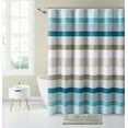 thumbnail image 1 of Mainstays Hampton Stripe 14-Piece PEVA Bath Set, 1 of 1