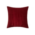 thumbnail image 1 of ¡Precios de Clearance!, Funda de almohada de pana con empalme de estilo moderno con borde de cojín para sofá de sala de estar, cojín de cintura de color sólido Akmoler, 1 of 8
