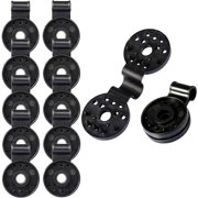 50PCS Shade Cloth Lock Grips, Plastic Shade Cloth Clips Shade Fabric Clips Round Shade Cloth Clips Sunshade Net Fixing Clip for Outdoor Garden Agricultural Sunshade Fabric