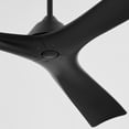 thumbnail image 4 of 3-120-15 Oxygen Lighting Mecca - 3 Blade Ceiling Fan-12.25 Inches Tall and 64 Inches Wide-Black Finish-Matte Black Blade Color, 4 of 7