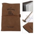 thumbnail image 1 of OULII Tickets Album Holder With Fracture Resistance For Business 1Pack Light Brown, 1 of 8