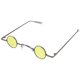 thumbnail image 3 of Small Round Frame Sunglasses Creative Eyeglasses Decorative Party Glasses Beach Eyewear for Men Women (Yellow), 3 of 3