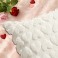 thumbnail image 6 of Heart Pillow Covers Plush,Heart Love Cute Decorative Throw Pillow Covers 18x18,Soft Plush Faux Fur Wool Pillow Covers for Couch Sofa Home Valentines Day Christmas,Faux Fur Decorative Anniversary Case, 6 of 9