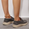 thumbnail image 6 of SACFOF Women's Suede Platform Loafers - Slip-On Wedge Moccasin with Comfortable Non-Slip Rocker Sole for Business, Casual, Daily Wear, 6 of 6