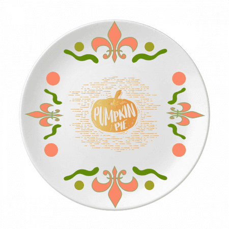 

Pumpkin Terror Food Line Art Deco Fashion Flower Ceramics Plate Tableware Dinner Dish