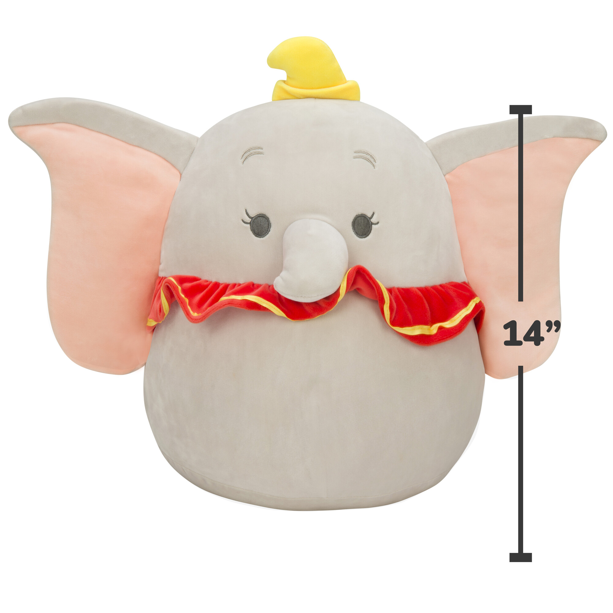 Squishmallows Disney 14 inch Dumbo Plush - Child's Ultra Soft Stuffed  Toy - image 2 of 7