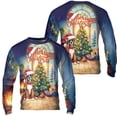 thumbnail image 3 of Merry Christmas Boxer Santa Hat Xmas Tree Winter Holiday All Over Print 3D Sweatshirt Unisex Merch Boxers Dog Lover Gifts Idea - 01013, 3 of 6