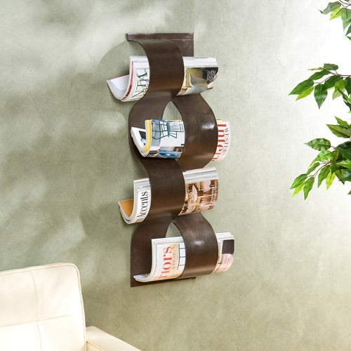 Southern Enterprises Ripple Magazine Rack