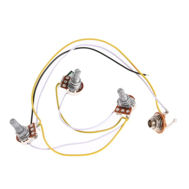 Tmvgtek 1 Juego De Arnés De Cableado De Circuito Electrónico De Guitarra Precableado Para Bajo Jb Tmvgtek Accesorios para instrumentos musicales