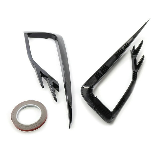 sweethay Cubierta embellecedora para faros antiniebla, accesorios de cubierta de marco de párpado, accesorio de repuesto, tira de lámpara de Vehículos, repuestos y accesorios Mis Helles Schwarz sweethay VI015431-01
