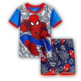 thumbnail image 1 of KidsBoyGirlSuperheroShortSleeveT-shirtShortsSetSummerOutfit, 1 of 2