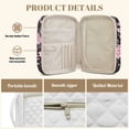 thumbnail image 6 of Yuyamidu Hummingbird Bible Cover for Women Cherry Blossom Bible Holder Bible Cover Carrier Carrying Organizer Bag with Index Tabs Bookmarks for Standard Size Bible Gifts for Women, 6 of 8