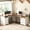 White and Black, variant on Homieasy L Shaped Executive Desk with File Drawers, 60" Corner Computer Desk with Power Outlets, Large 2 Person Home Office Table with Storage Cabinet, Sturdy Writing Desk, White and Black