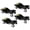 Black, variant on Ourlova Heavy Duty Car Dollies Set 4 - Wheel Dolly 6000LBS Capacity for Moving Vehicles Trucks Motorcycles Trailers Disabled Cars Garage Workshop Mobility Solution Blue