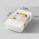 thumbnail image 2 of 1 unidad (blanca) caja de almacenamiento para cortar mantequilla, refrigerador con tapa, caja para conservar queso y queso, rebanador de cuchillos para mantequilla para hornear, 2 of 5