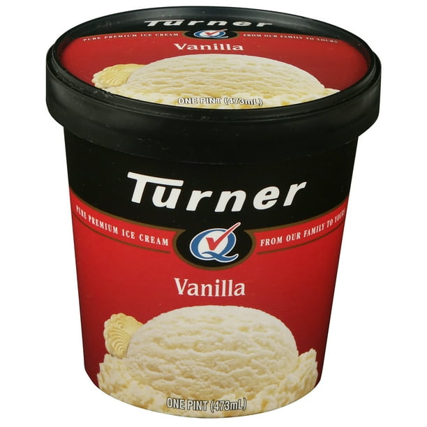 Turner Vanilla Ice Cream Pint Walmart Com Walmart Com