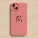 thumbnail image 3 of Cartoon Red Man Phone Case For iPhone 15 14 13 12 11 Pro Max Mini X XR XS 7 8 Plus SE Shockproof Middle Finger Soft Back Cover, 3 of 5