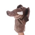 thumbnail image 2 of FELTECHELECTR Adorable marioneta de mano de peluche, elefante, amigos del zoológico, animales, marionetas educativas, muñecas, elefante de dibujos animados, 2 of 6