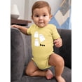 thumbnail image 2 of Boo. Happy Ghost Friends Bodysuit Infant -Image by Shutterstock,  18 Months, 2 of 4