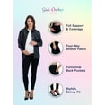 thumbnail image 7 of Savi Parker Women’s Ponte Maternity Leggings with Pockets – Pregnancy Clothes for All Seasons – 28” Inseam (M, Black), 7 of 7