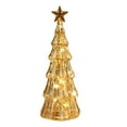 thumbnail image 3 of Opvise Glass LED Christmas Tree Lamp Lighted Tabletop Holiday Decoration Warm White Timer Battery Operated Multiple Sizes, 3 of 7