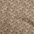 thumbnail image 1 of oneOone Polyester Spandex Brown Fabric Abstract Floral Sewing Craft Projects Fabric Prints By Yard 56 Inch Wide-2rb, 1 of 5