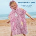 thumbnail image 5 of Hello Kitty Kids Beach Towels with Hood Soft Quick Dry Absorbent Hooded Towels Bath Robe for Swim Pool Bath Poncho Towels, 5 of 7