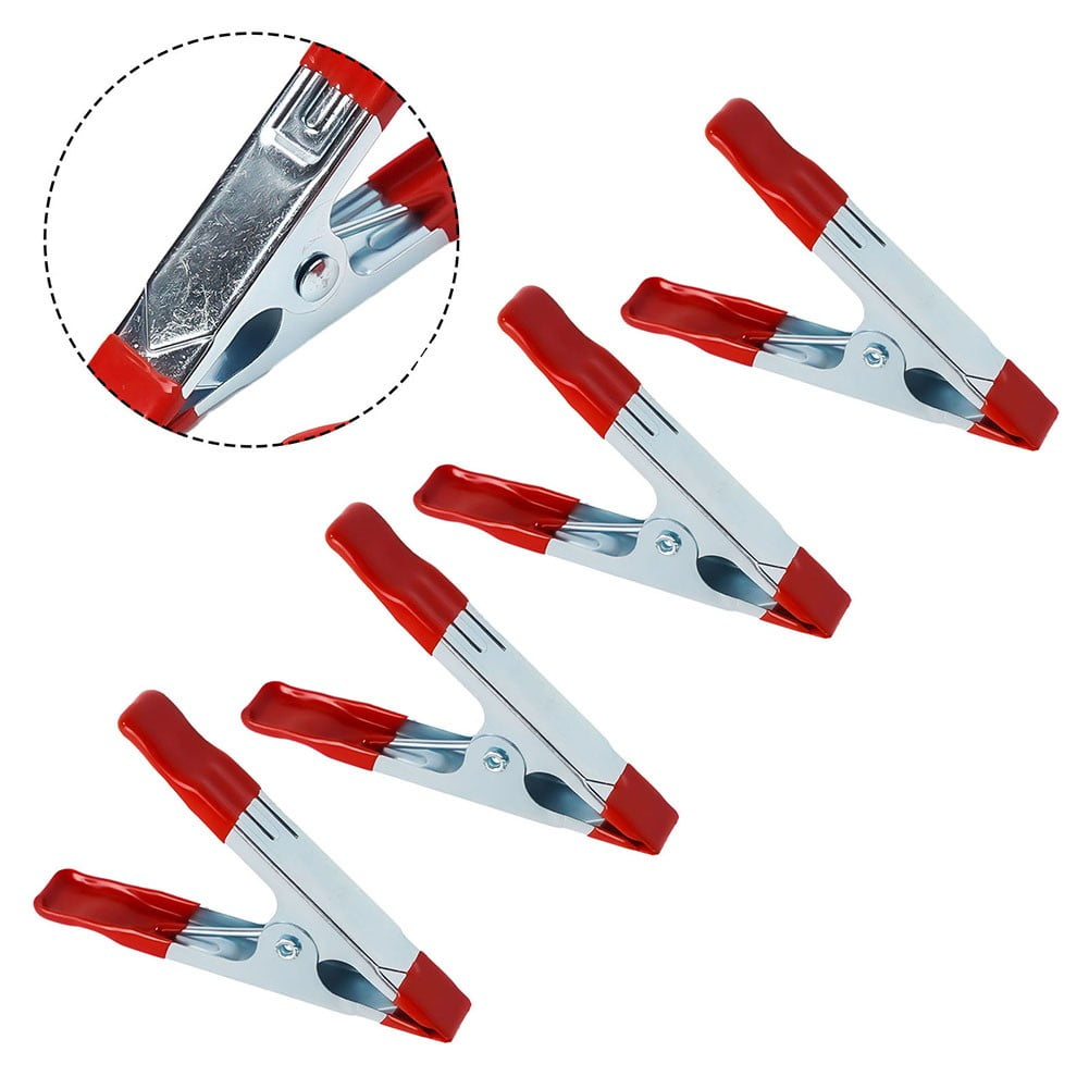 12-Pack 4Inch 100Mm Metal Heavy Duty Spring Clamps Woodworking Tool Clips