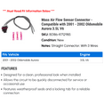 thumbnail image 2 of Mass Air Flow Sensor Connector - Compatible with 2001 - 2002 Oldsmobile Aurora 3.5L V6, 2 of 2