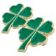 thumbnail image 3 of Pensos de broche de tramo de 2 piezas Broche de trébol de cuatro hojas para mujeres Pin de la solapa irlandesa afortunada para la fiesta Bedería de cumpleaños Joyas decorativas, 3 of 4