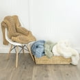 thumbnail image 7 of Your Lifestyle by Donna Sharp Plush Knit Camel Throw, 7 of 7